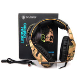 Maxbell SA818 Headset Gaming Headphones for Xbox One PC Earphone Mic yellow
