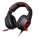 Maxbell SA818 Headset Gaming Headphones for Xbox One PC Earphone Mic black+red