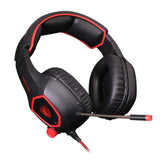 Maxbell SA818 Headset Gaming Headphones for Xbox One PC Earphone Mic black+red