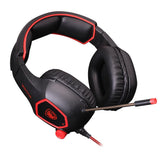 Maxbell SA818 Headset Gaming Headphones for Xbox One PC Earphone Mic black+red