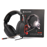 Maxbell SA818 Headset Gaming Headphones for Xbox One PC Earphone Mic black+red