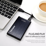 Maxbell Black External Hard Drive Disk Storage Devices 2.5'' USB3.0 SATA 2T