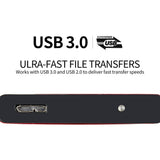 Maxbell Red External Hard Drive Disk Storage Devices 2.5 '' USB3.0 SATA 2T