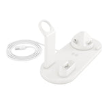 Max 3 in 1 Wireless Mobile Phone Watch Earphone Fast Charging Station Base White