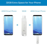 Max High Quality Metal 3 IN 1 USB Flash Drive External Pendrive 32GB