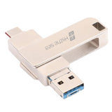 Max High Quality Metal 3 IN 1 USB Flash Drive External Pendrive 32GB
