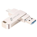 Max High Quality Metal 3 IN 1 USB Flash Drive External Pendrive 32GB