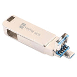 Max High Quality Metal 3 IN 1 USB Flash Drive External Pendrive 32GB
