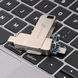 Max High Quality Metal 3 IN 1 USB Flash Drive External Pendrive 32GB