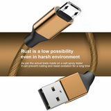 Maxbell BASEUS Micro USB Charger Charging Lead Data Sync 2A Cable 1M 1.5M 1.5m caffe