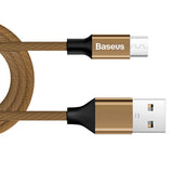 Maxbell BASEUS Micro USB Charger Charging Lead Data Sync 2A Cable 1M 1.5M 1.5m caffe