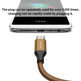 Maxbell BASEUS Micro USB Charger Charging Lead Data Sync 2A Cable 1M 1.5M 1.5m caffe