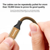 Maxbell BASEUS Micro USB Charger Charging Lead Data Sync 2A Cable 1M 1.5M 1.5m caffe