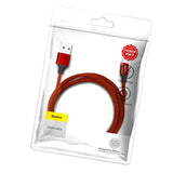 Maxbell BASEUS Micro USB Charger Charging Lead Data Sync 2A Cable 1M 1.5M 1.5m red