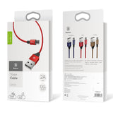 Maxbell BASEUS Micro USB Charger Charging Lead Data Sync 2A Cable 1M 1.5M 1.5m blue