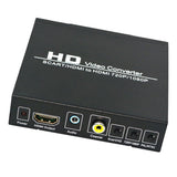 Max 1Pack SCART to HDMI Converter Support HDMI Connector Output Metal Black