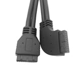 Max Computer Motherboard Mainboard 20P Elbow 50cm USB3.0 Extension Cable