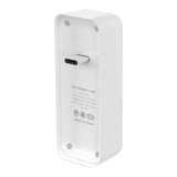 Max White - 3 Port HUB Splitter Power USB Type C Adapter Dock for Laptop