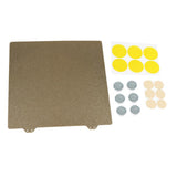 Max 235mm 3D Printer Spring Steel Sheet Heat Bed + Magnetic Blocks for Ender 3