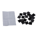 Max 20 Pieces Aluminum Radiators Heat Sinks 18x18x5mm + Pre-applied Thermal Tape