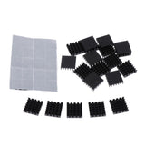 Max 20 Pieces Aluminum Radiators Heat Sinks 18x18x5mm + Pre-applied Thermal Tape