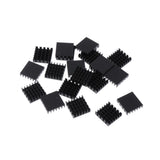 Max 20 Pieces Aluminum Radiators Heat Sinks 18x18x5mm + Pre-applied Thermal Tape