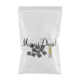 Max 10 Aluminum Radiators Heat Sinks 14x14x6mm + 5g Thermal Conductive Glue