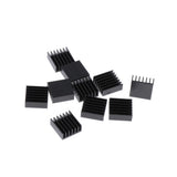 Max 10 Pieces Aluminum Radiator Heatsink Heat Sink Pad Replacement 14x14x6mm