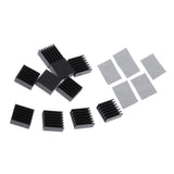 Max 10 Pieces Aluminum Radiator Heatsink Heat Sink Pad Replacement 14x14x6mm