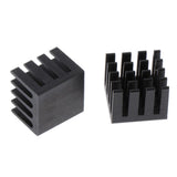 Max 20 Pieces Aluminum Radiators Heat Sinks 14x14x11mm Pre-applied Thermal Tape