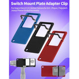 Max Maxb Aluminum Alloy Mount Plate Adapter for GoPro hero7/6/5 Xiaoyi Black