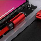 Maxbell 90 Degree Fast Charging Micro USB Fast Data Sync Charger Cable 1.2m Red