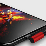 Maxbell 90 Degree Fast Charging Micro USB Fast Data Sync Charger Cable 1.2m Red