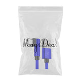 Max 90 Degree Fast Charging Type C USB Fast Data Sync Charger Cable 1.2m Blue