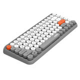 Max 84 Key Wireless Bluetooth Lightless Keyboard for PC Laptop Tablet Gray