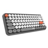 Max 84 Key Wireless Bluetooth Lightless Keyboard for PC Laptop Tablet Gray