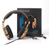 Max 3.5mm Gaming Headsets with Microphone Anti-Noise for PS4 Laptop Camouflage