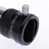 Max Metal 2X Barlow Lens 1.25"/31.75mm Economy Astronomical Telescope Eyepieces
