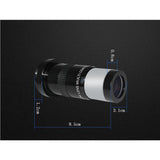 Max 3X Barlow Lens T-adapter 1.25"/31.75mm Economy for Telescope Eyepieces