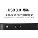 Maxbell USB3.0 2.5" SATA External Hard Drive Mobile Disk HD Enclosure Black 80GB