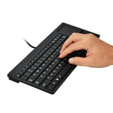 Max Touch-Pad Ultra-thin Wired USB Computer Keyboard with HUB Port
