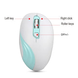 Max Laptop Wireless Mouse with USB Receiver Fast Scroll Mobile Mouse, Sky Blue