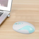 Max Laptop Wireless Mouse with USB Receiver Fast Scroll Mobile Mouse, Sky Blue