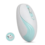 Max Laptop Wireless Mouse with USB Receiver Fast Scroll Mobile Mouse, Sky Blue