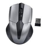 Max 2.4 G High Precision Wireless Optical Mouse Receiver Win/Mac/Android Gray