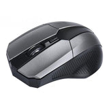 Max 2.4 G High Precision Wireless Optical Mouse Receiver Win/Mac/Android Gray