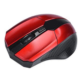 Max 2.4 G High Precision Wireless Optical Mouse Receiver Win/Mac/Android Red