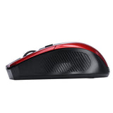Max 2.4 G High Precision Wireless Optical Mouse Receiver Win/Mac/Android Red