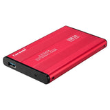 Maxbell Red Alloy External Hard Drive Disk Storage Devices 2.5'' USB 3.0 2T