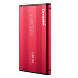 Maxbell Red Alloy External Hard Drive Disk Storage Devices 2.5'' USB 3.0 2T